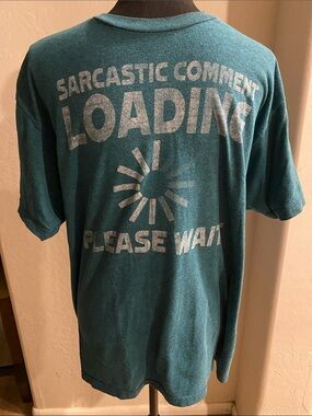 Hybrid & company Teal Logo Graphic Tee - Heathered Print